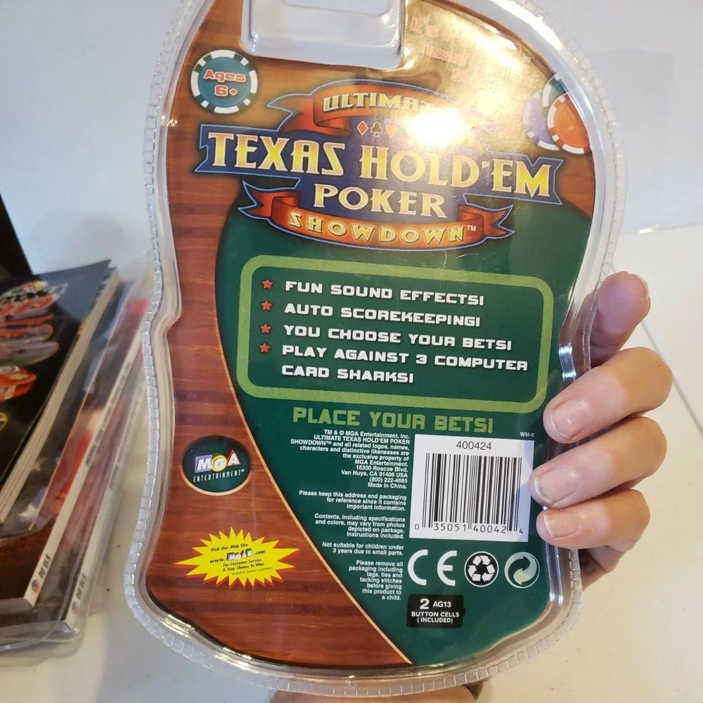 Texas Hold 'em‎ PokerUltimate Showdown Electronic Handheld Game